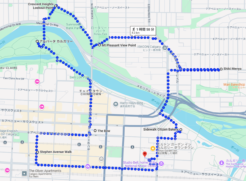 Walking Route