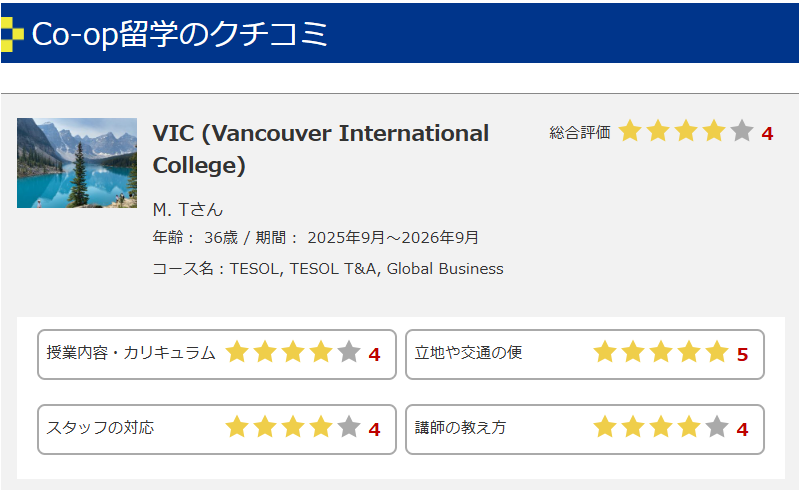 M.TさんVICクチコミ